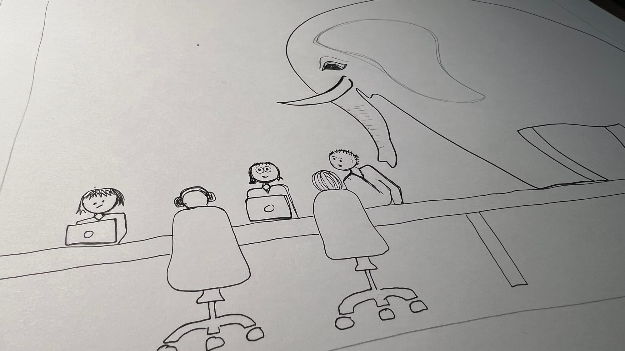 Adding people to the meeting.